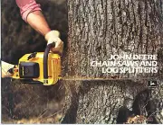 John Deere Chain Saws Log Splitters Sales Brochure 25EV 45EV 65EV 80EV 52 A-52