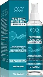 AKBAN Natural Anti-Frizz Spray Leave-In Conditioner Spray for Frizzy, Dry Hair, Lightweight, Adds Shine and Reduces Frizz