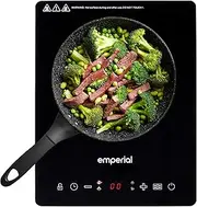 Emperial Single Induction Hob Portable Digital Cooktop Electric Hot Plate with Touch Control 2000W