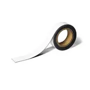 Durable 4cm Magnetic Flexible Labelling Tape Roll Lockers/Metal Shelves White