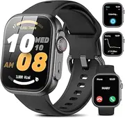 [anyloop] Smart Watch for Men Women[GPS, Alexa Built-in], 24/7 Heart Rate/HRV/SpO2, Sleep&Fitness Tracker, Bluetooth Call, 100+Sports Modes, 3ATM Waterproof Smart Watches for Android iOS