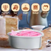 2 Pcs Aluminium Cake Tin Muffin Baking Pan Cake Bottom Muffin Tins Cake Pan
