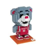 FOCO BRXLZ NBA Houston Rockets Team Mascot 3-D Construction Toy