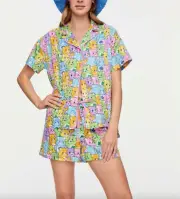 NEW PETER ALEXANDER CARE BEAR TOP & SHORTS PJ SET WOMENS 3+ 24-26 RRP$129