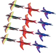 Totority 48Pcs Dinosaur Foam Airplane Gliders for Easy Hand Thrown Flying Models for Parties and Fun and Engaging Outdoor Random Color