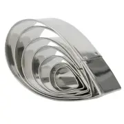 Cookie Cutters Water Drop Shape Fondant Flower Mold For Make Soft Candy