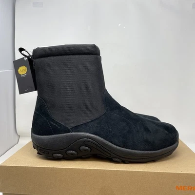 Merrell Jungle Mid Zip Polar Waterproof Ice+ Boots Black Men's Size 10 W Wide