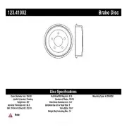 Brake Drum-C-TEK Standard Centric 123.41002 fits 90-92 Daihatsu Rocky (for: Daihatsu)