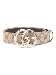 [Gucci] GG Supreme canvas belt 85 Neutrals