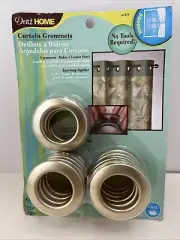 Dritz Home Curtain Grommets 1" Inner Diameter Plastic 8/Pkg-Matte Gold