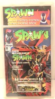 VINTAGE NEVER OPENED 1993 TODD MCFARLANES SPECIAL ED. SPAWN MOBILE PACK #8 FEB.