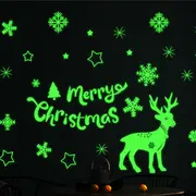Christmas Glow in the Dark Window Decoration Stickers