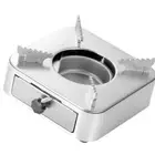 H (Silver)Alcohol Stove Drawer Stainless Steel Mini Portable Alcohol Stove For