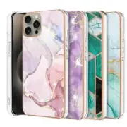 For iPhone 15 14 13 12 11 Pro Max 7 8 Plus SE XR XS Marble Shockproof Case Cover