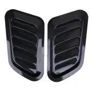 Carbon Fiber Car Decorative Air Flow Intake Scoop Turbo Bonnet Vent Cover Hood