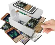 Trading Card Scanner Stand for MTG Cards, Scanstand for Standard Size Trading Cards, Phone Holder with Card Box, Compatible with ManaBox App, Quickly Scan and Price Check MTG Cards