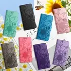 For Samsung S25 Ultra Plus Edge S24 FE S23 S22 Pattern Case Leather Wallet Cover