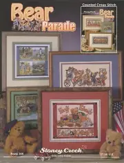 Stoney Creek Counted Cross Stitch Bear Parade Pattern Leaflet