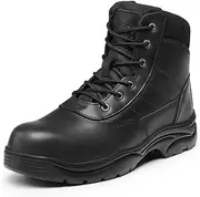 [NORTIV 8] Men's Steel Toe Work Boots Breathable Ankle Safety Industrial & Construction Boots