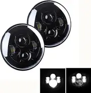 Car LED Lights Kit Front Rear Signal Indicator Lamp Stop Fog Reversing Light / 7Inch Headlight For Land For Rover For Defender 90 110