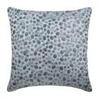 Decorative Cushion Case Grey 16"x16", Bed Decor Silk Abstract - Navy Pier