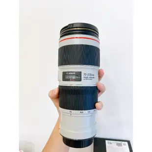 (小小白二代) Canon EF 70-200mm f/4L IS II USM 二手 鏡頭 望遠變焦 防震 輕量