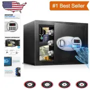 Fire Resistant 1.8 Cu Ft Security Safe with LED Lighting & Silent Mode Lock