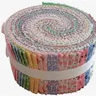 Blossom Delights: Petite Vintage Floral Jelly Roll - 40 Pre