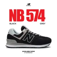 在飛比找蝦皮購物優惠-紐巴倫 New Balance 574 黑灰色原裝