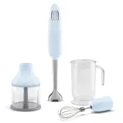 Smeg 50's Style Hand Blender - Pastel Blue HBF03PBAU