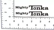water slide decal set for Mighty Tonka W/TRACKING