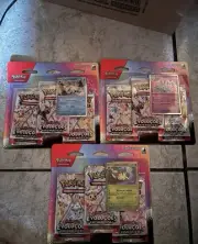 Pokemon Prismatic Evolutions PORTUGUESE Triple Packs Set Of 3x TCG
