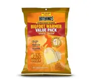 NEW HotHands Adhesive Bigfoot Toe Warmers 5Pairs Value Pack FREE SHIPPING