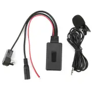 Bluetooth 5.0 AUX Cable Adapter for Alpine CDA-9857 CDA-9886 CDA-117, with Handsfree Microphone