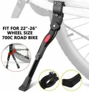 Adjustable Bicycle Kickstand Mountain Bike Kick Stand BMX MTB Side Stand black