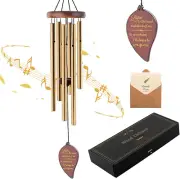 Wind Chimes for Outside, 30" Wooden Sympathy Wind Chimes Memorial Wind Chime