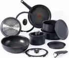 T-Fal Ingenio Nonstick Cookware Set 14 Piece, Induction, Oven Broiler Safe 500F,