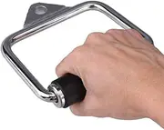 V Shape Exercise Handle with Rubber, Multii Grip V Bar Fitness Equipment, Cable Attachments Gym Handles, Non-Slip Triceps V Shape Press Down, Suitable for Fitness Exercise Gym