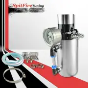 Oil Catch Can Reservoir Baffled Tank Breather Universal Silver V2.0 Fits Smart (for: Smart)