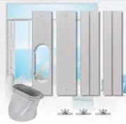 Portable Air conditioner Window Kit, Adjustable Vertical/Horizontal Sliding 5.9"
