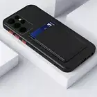 Card Holder Case For Samsung Galaxy S24 S23 S21 Ultra Plus A51 Shockproof Cover
