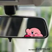Mini Peeker Sticker Kirby Says Hi Peeker, Chibi Kawaii Vinyl Sticker, Kirb