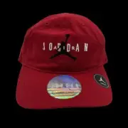 Jordan Air Jumpman Child Hat Red Adjustable Cotton Baseball Cap Boys OSFM NEW