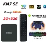 KM7 SE Android 11 TV Box 4K ATV 2GB 32GB BT5.1 S905Y4 5G WIFI Media Player