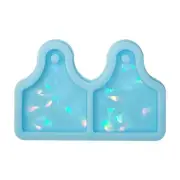 Earring Resin Mold Holographic Mold Cow Tags Shape Resin Molds Epoxy Resin