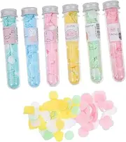 Mini Soap Flakes 6 Tubes Assorted Scented Hand Wash Foaming Soap Sheets for Travel