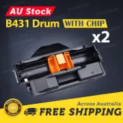 2x Non-OEM Drum Unit for OKI B411 B412dn B431 B431dn B432 B432dn B512 B512dn