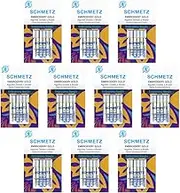 50 Schmetz Gold Embroidery Sewing Machine Needles - Size 90/14 - Box of 10 Cards