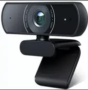 Victure 1080P Webcam Dual Built-in Microphones Full HD Video Camera for Compu...