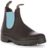 Blundstone 2207 Leather Comfortable Chelsea Boots Black Blue Womens Size 3 - 8